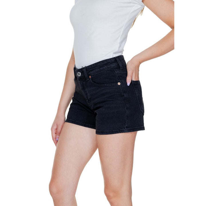 Vero Moda Black Cotton Short