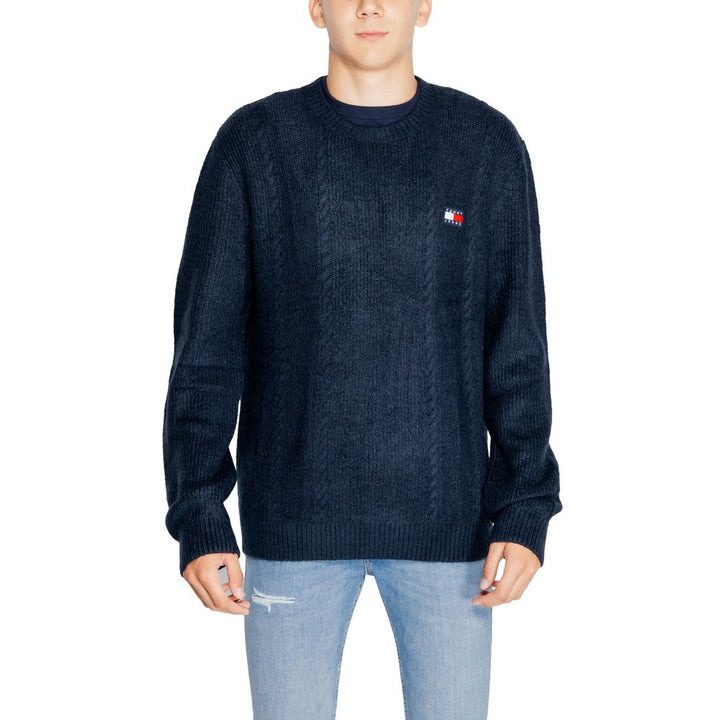 Tommy Hilfiger Jeans Blue Acrylic Sweater