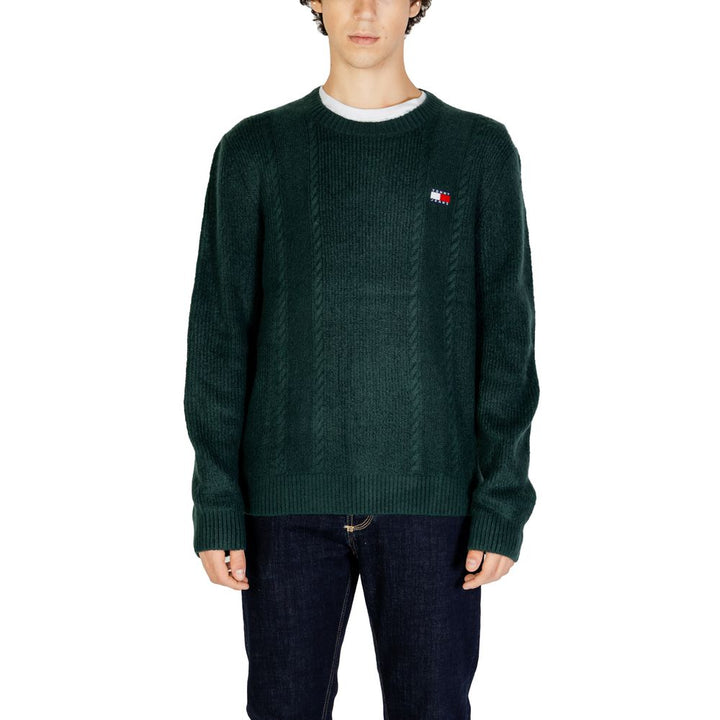 Tommy Hilfiger Jeans Green Acrylic Sweater