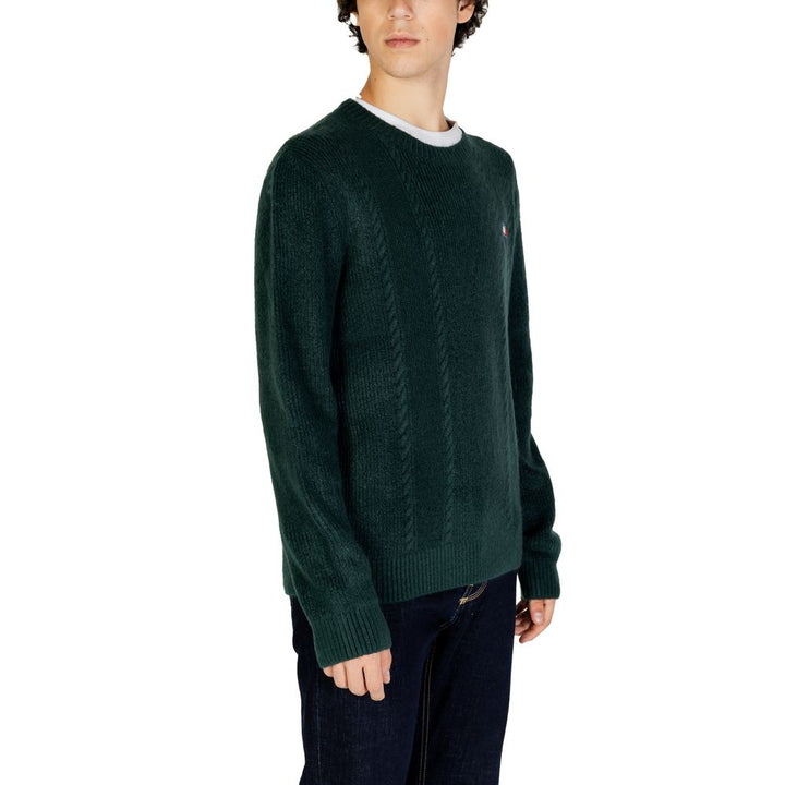 Tommy Hilfiger Jeans Green Acrylic Sweater