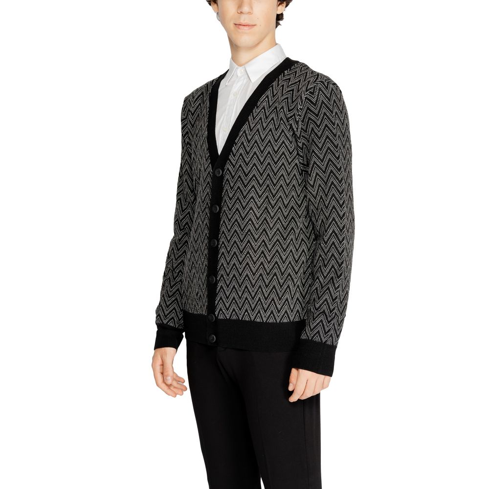 Antony Morato Black Mohair Cardigan