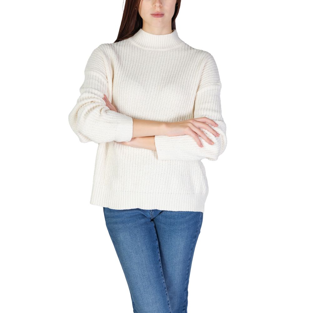 Jacqueline De Yong White Polyester Sweater