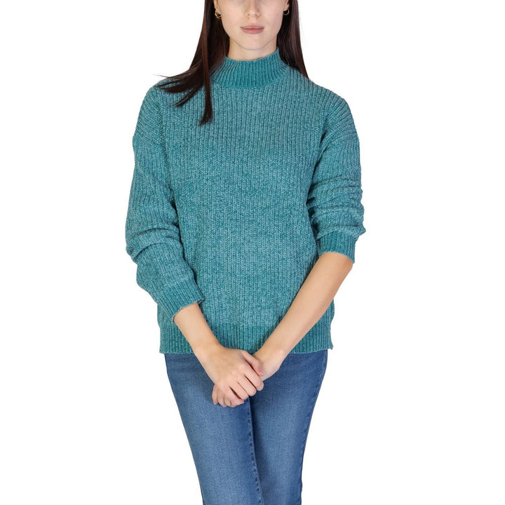 Jacqueline De Yong Turquoise Polyester Sweater