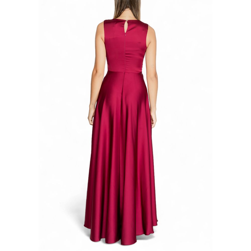 Rinascimento Bordeaux Polyester Dress