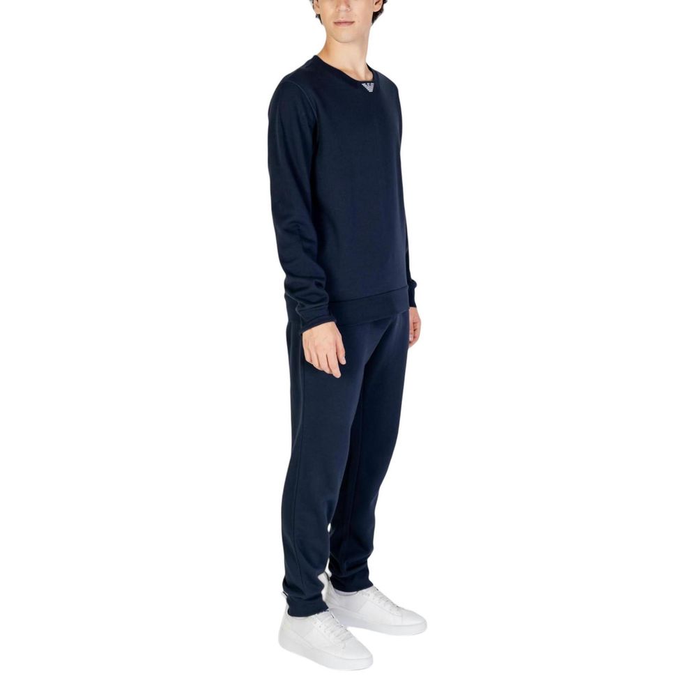 Emporio Armani Underwear Blue Cotton Sweatsuit