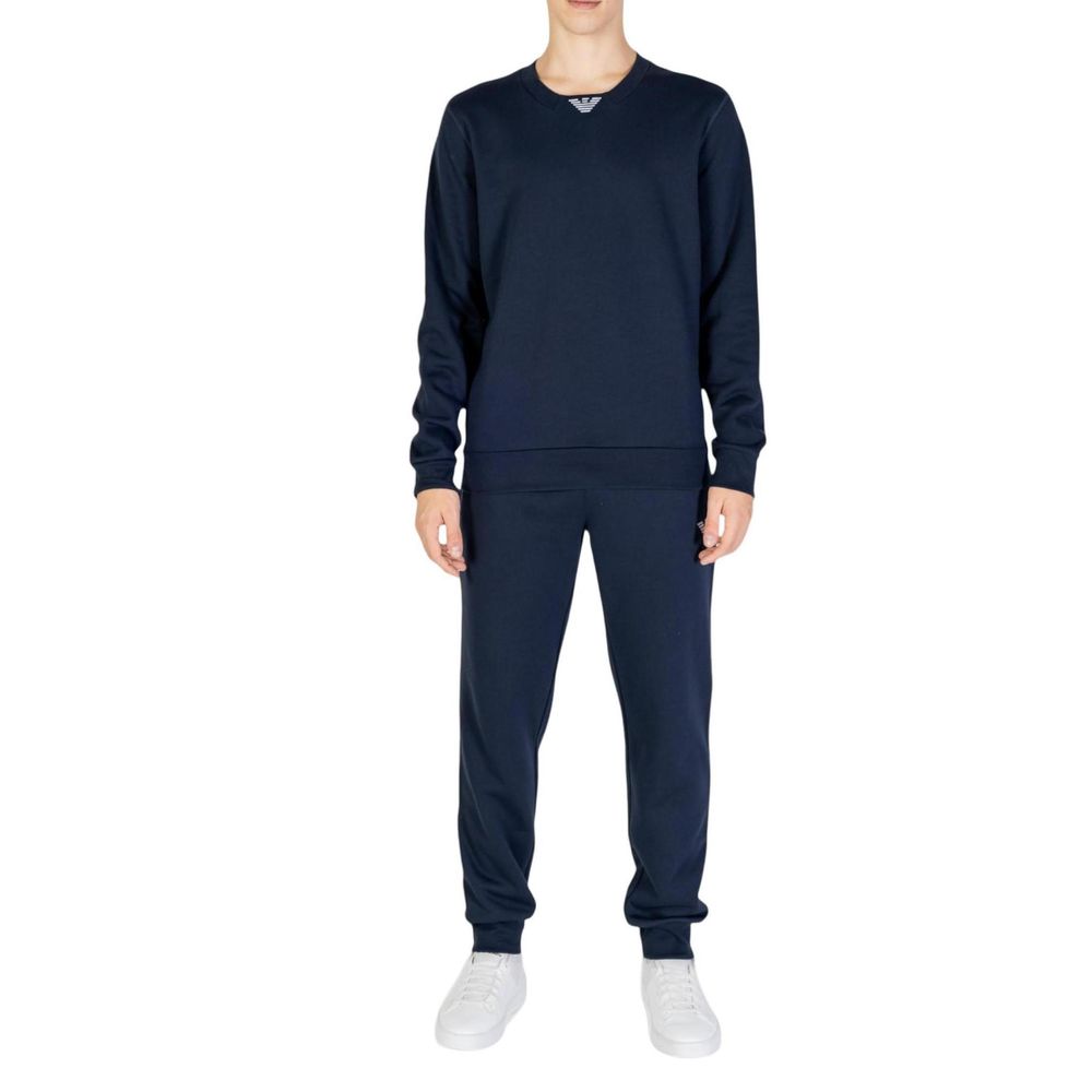 Emporio Armani Underwear Blue Cotton Sweatsuit