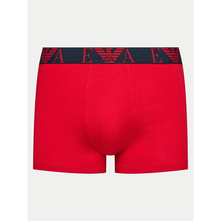 Emporio Armani Underwear Red Cotton Underwear