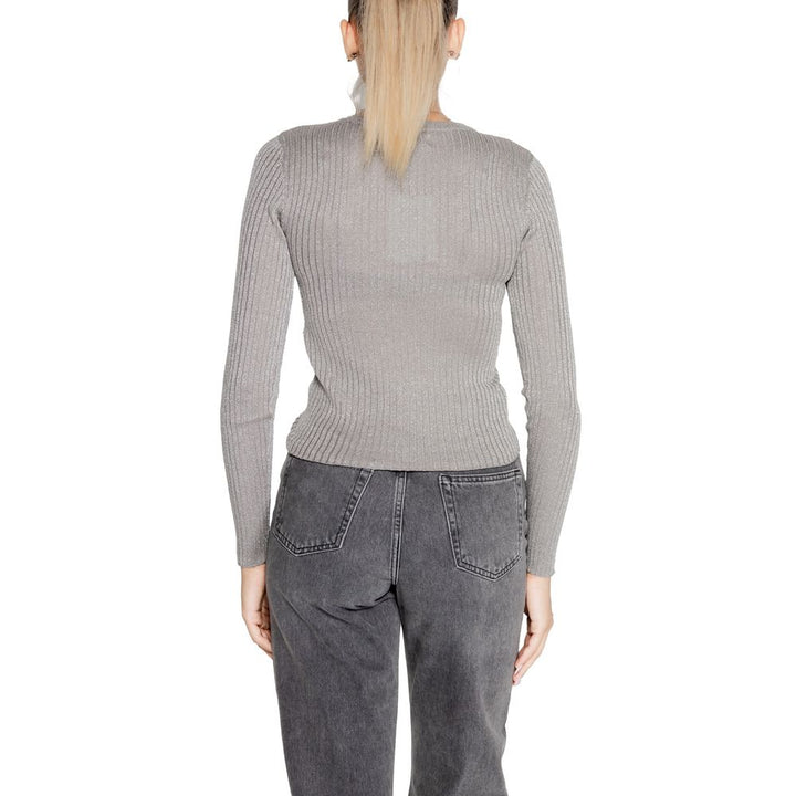 Jacqueline De Yong Gray Viscose Tops & T-Shirt