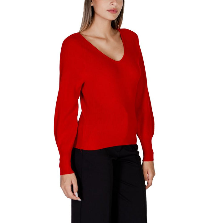 Morgan De Toi Red Viscose Tops & T-Shirt