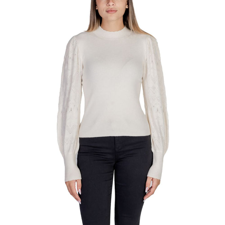 Vero Moda Cream Viscose Tops & T-Shirt