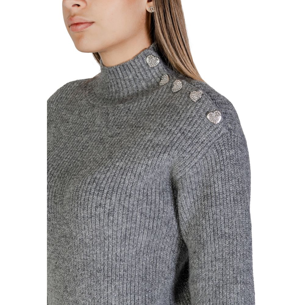 Morgan De Toi Gray Polyester Sweater