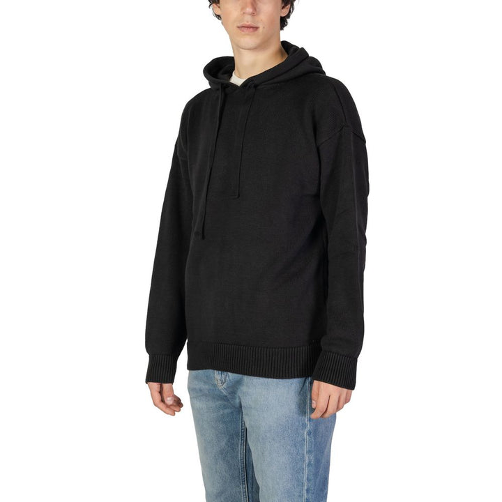 Underclub Black Cotton Sweater