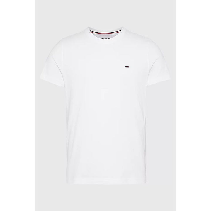 Tommy Hilfiger Jeans White Cotton T-Shirt