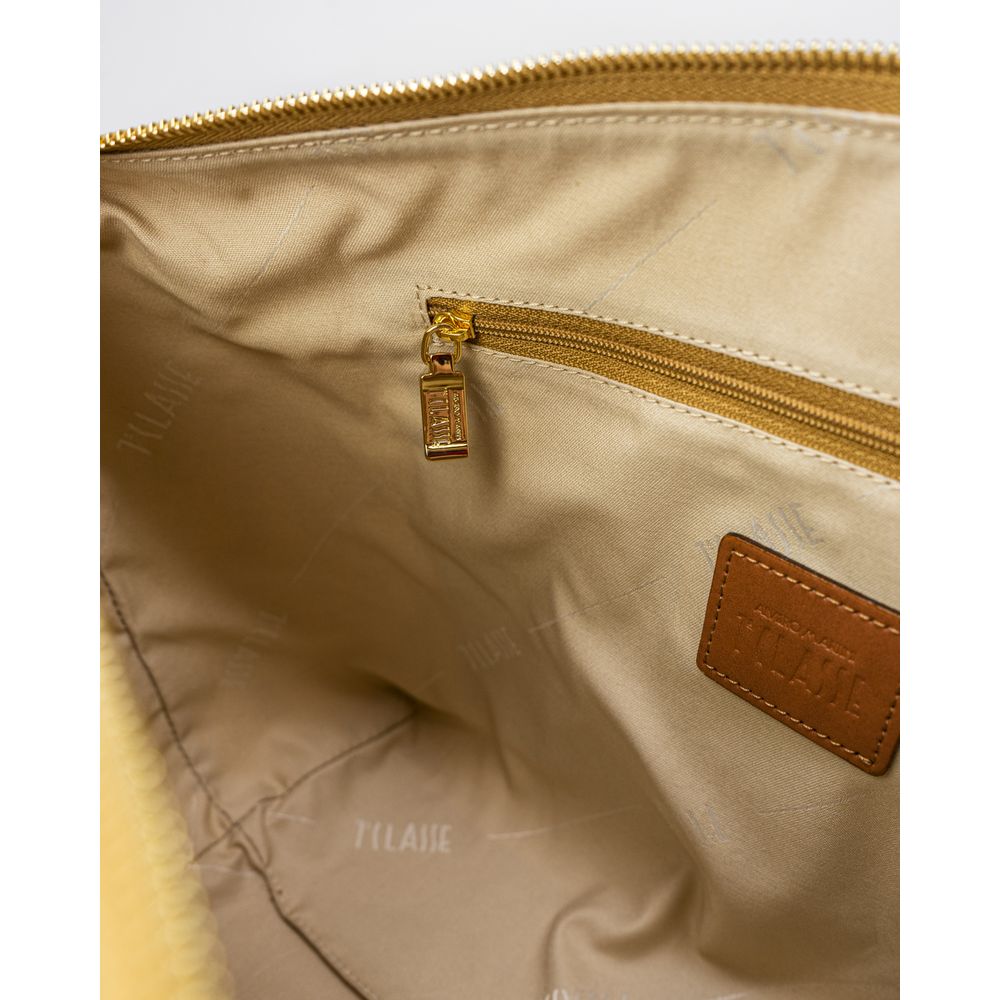 Alviero Martini Prima Classe Beige Synthetic Leather Handbag