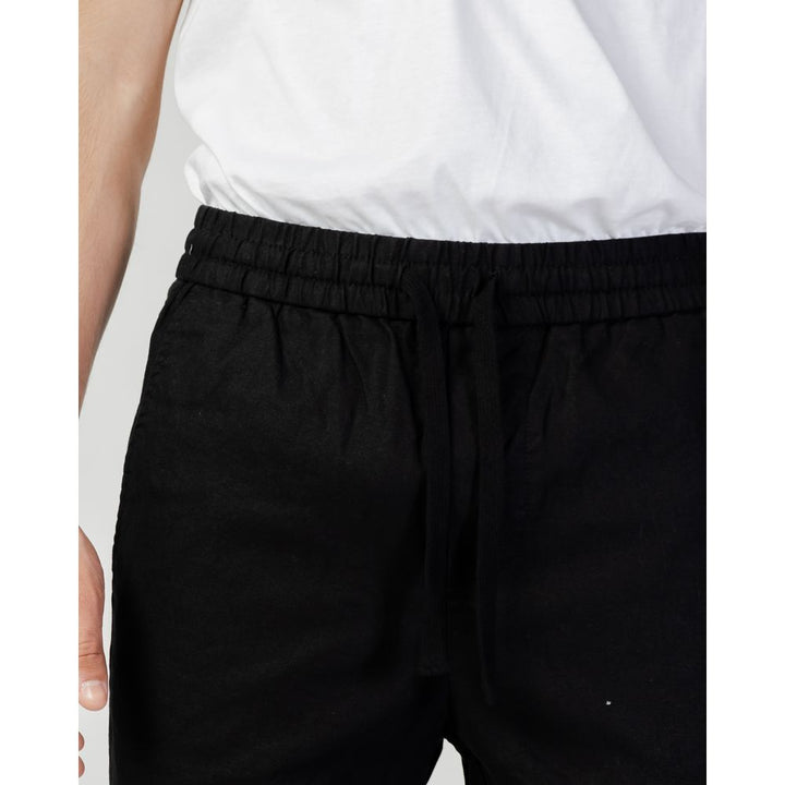 Only & Sons Black Cotton Short