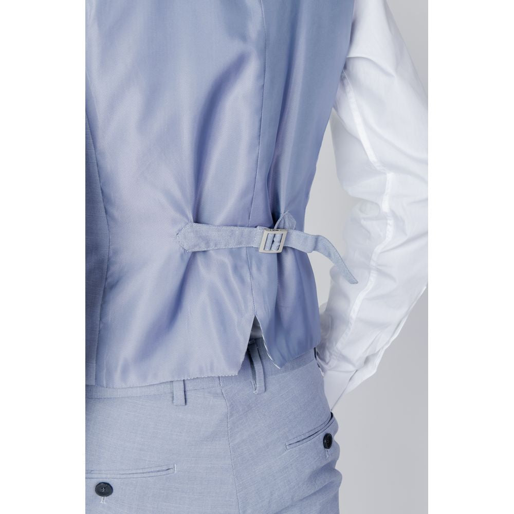 Antony Morato Blue Polyester Vest