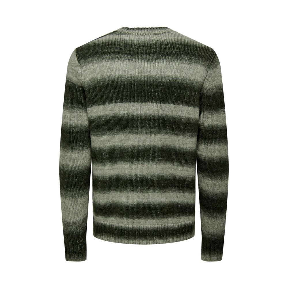 Only & Sons Green Acrylic Sweater