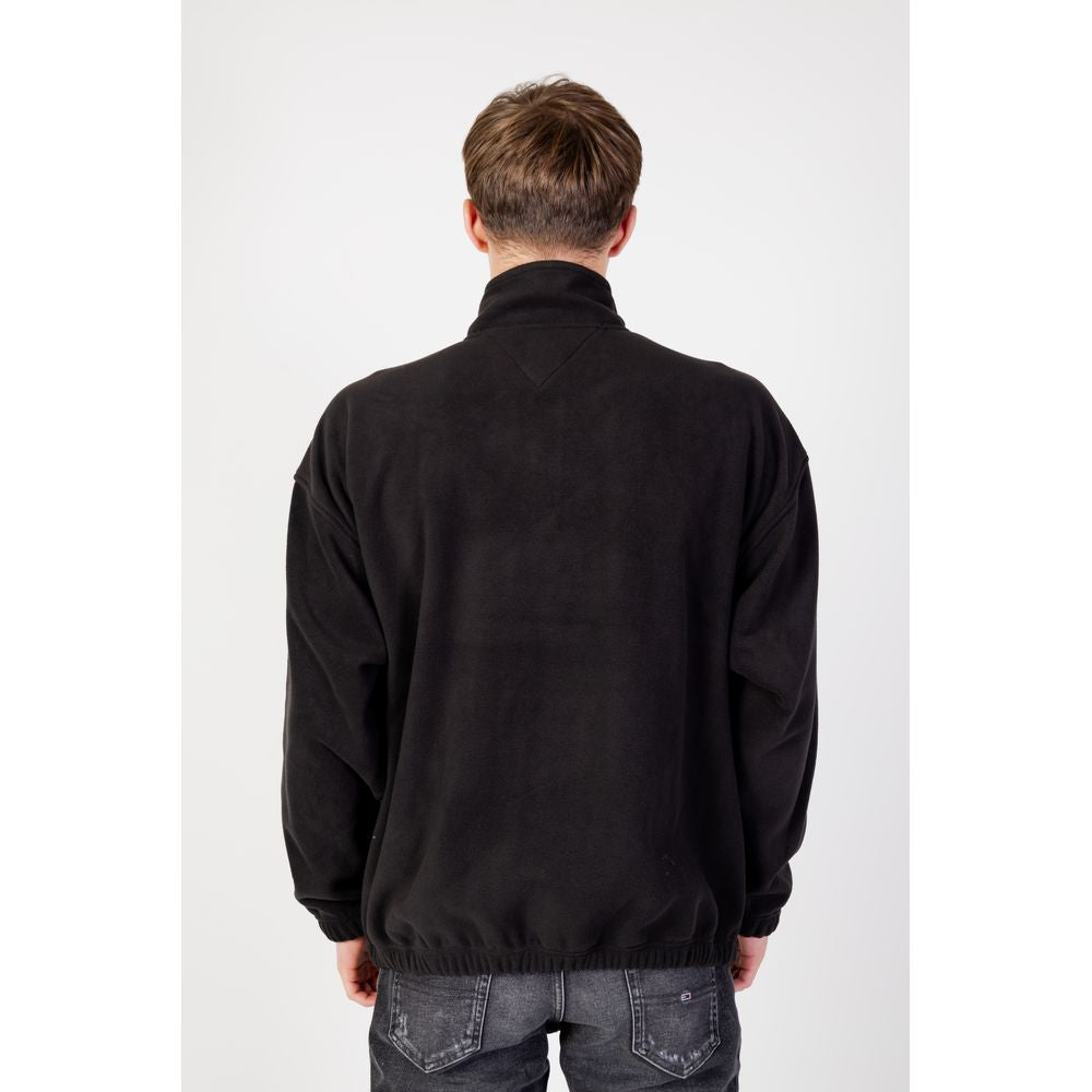 Tommy Hilfiger Jeans Black Recycled Polyester Sweater