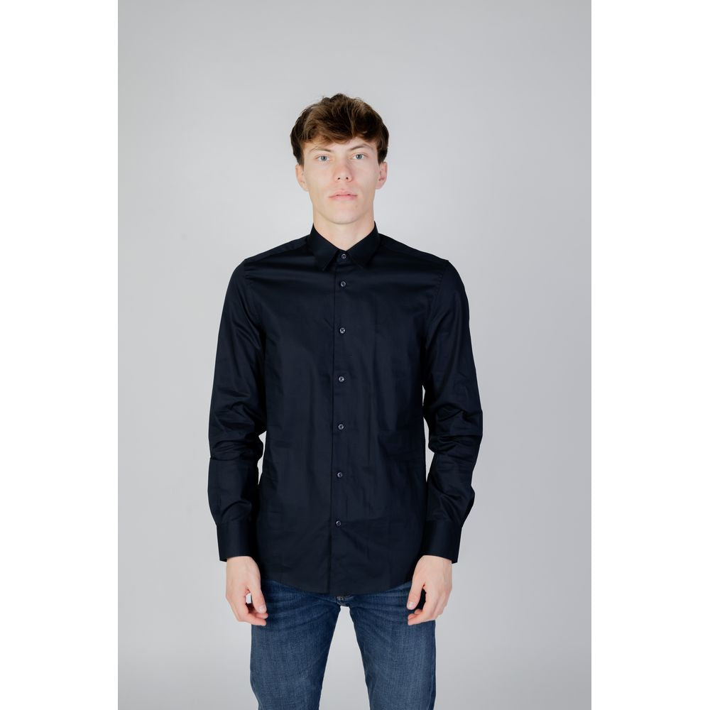 Antony Morato Blue Cotton Shirt