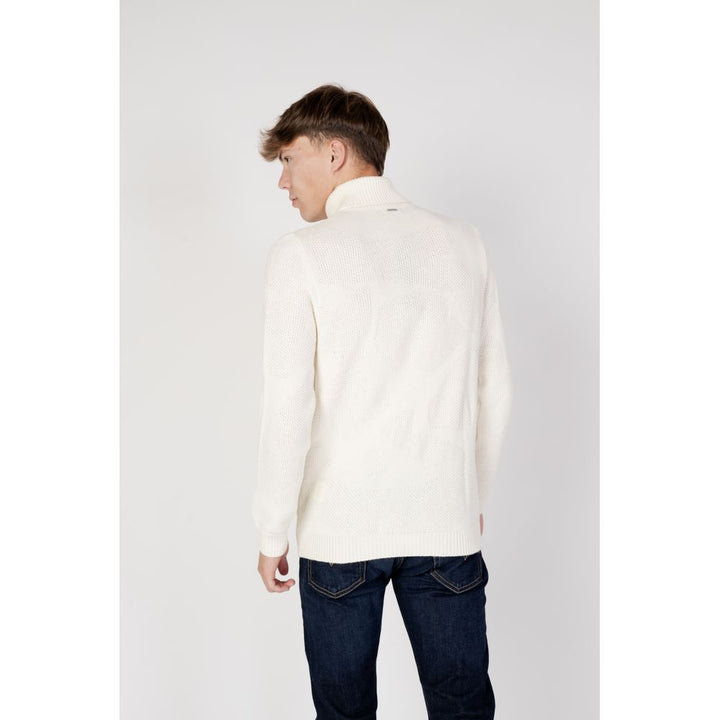 Antony Morato Cream Acrylic Sweater