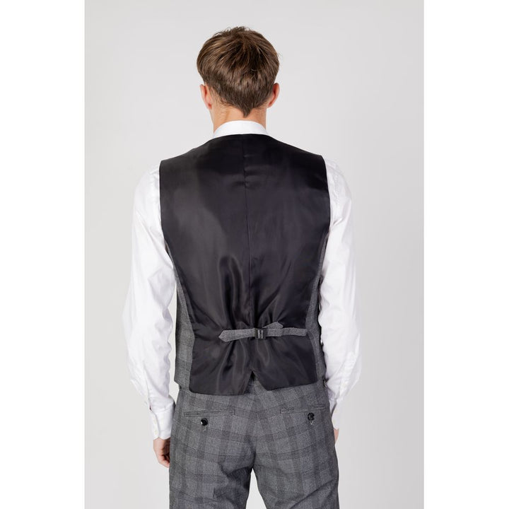 Antony Morato Black Polyester Vest