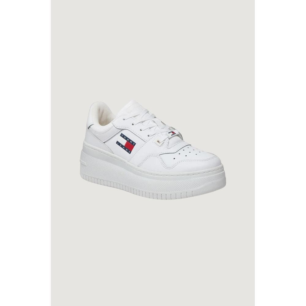 Tommy Hilfiger Jeans White Leather Sneaker