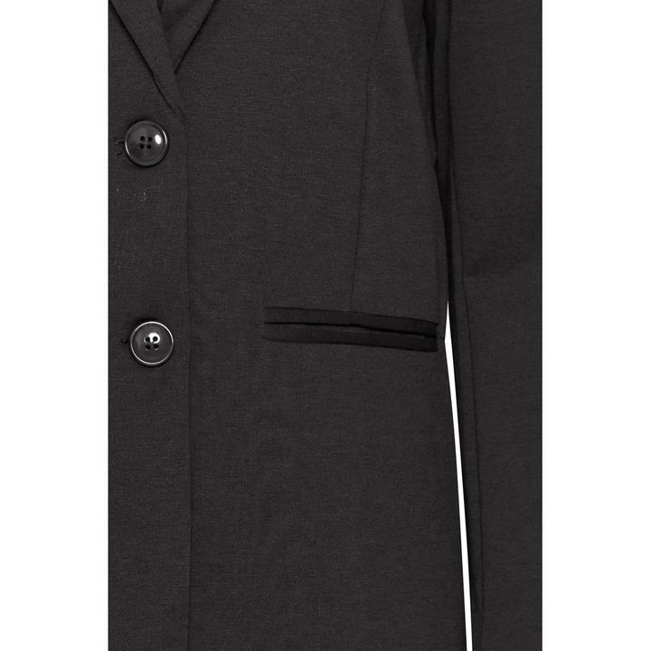 ICHI Black Recycled Polyester Suits & Blazer