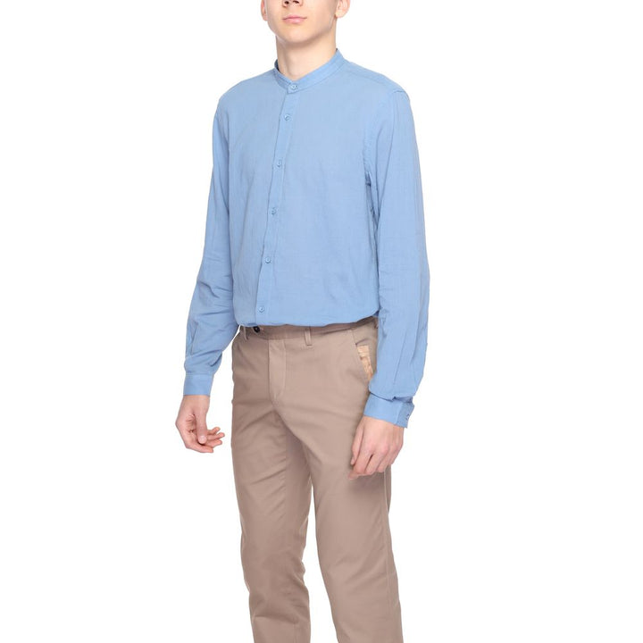 Antony Morato Blue Cotton Shirt