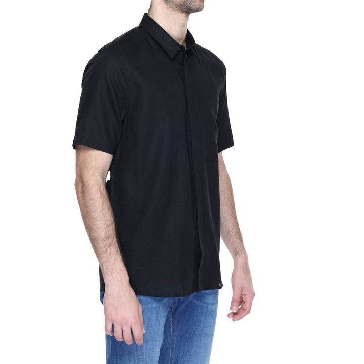 Antony Morato Black Linen Shirt