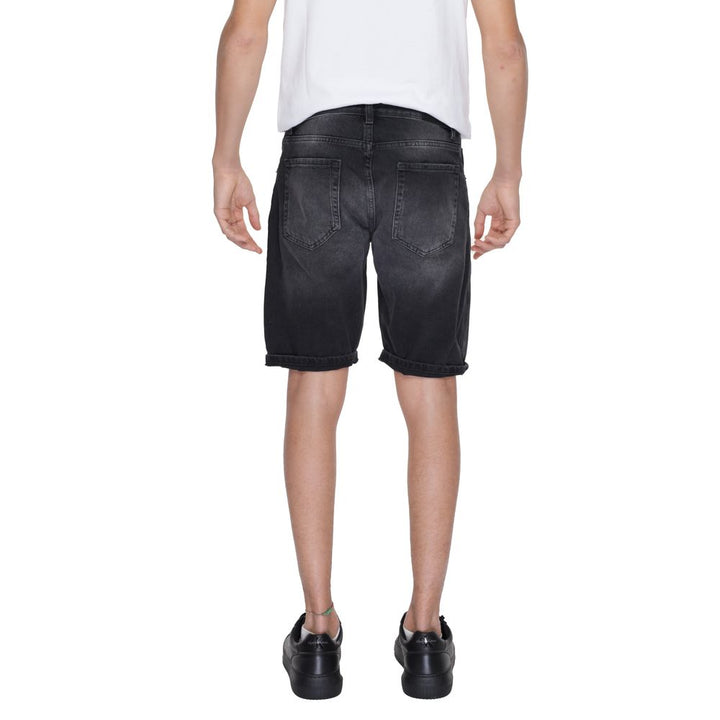 Antony Morato Black Cotton Short