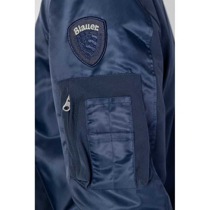 Blauer Blue Polyamide Jacket