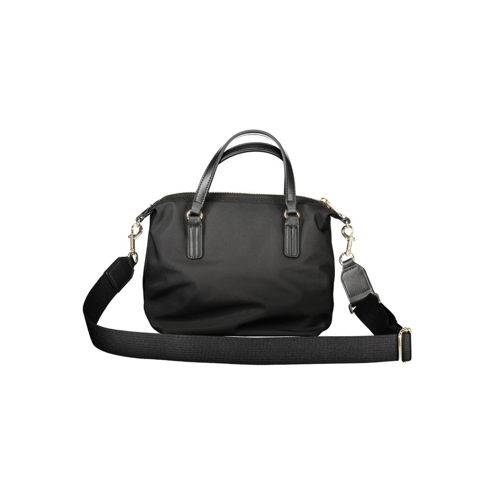 Tommy Hilfiger Black Polyester Handbag