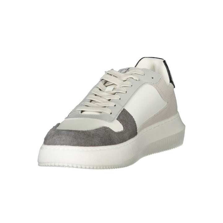 Calvin Klein White Polyester Sneaker