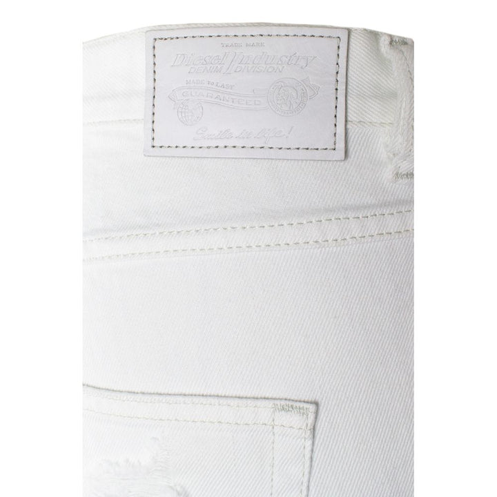 Diesel White Cotton Jeans & Pant