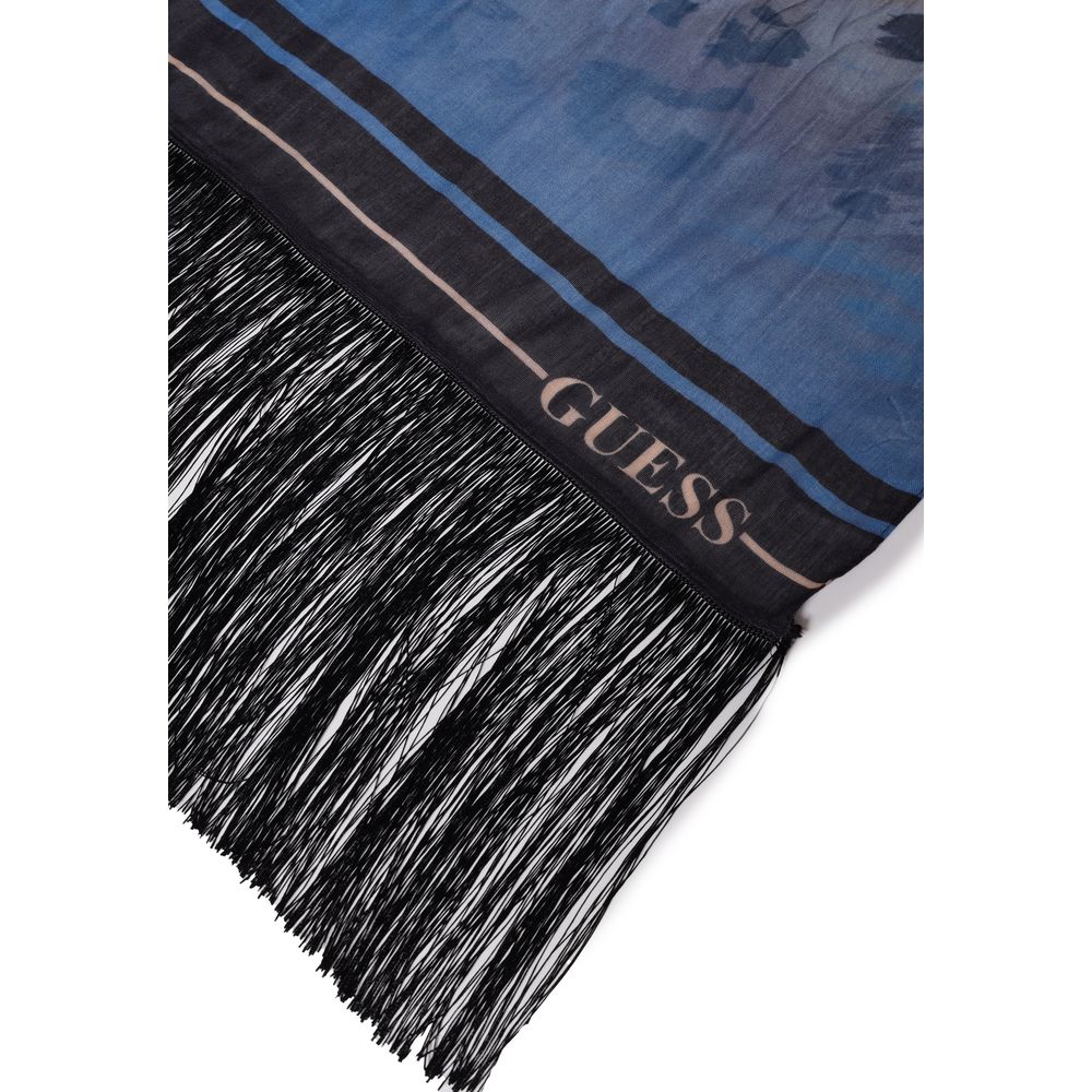 Guess Black Viscose Scarf