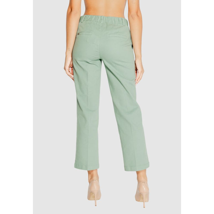 Street One Turquoise Cotton Jeans & Pant