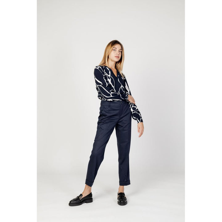 Street One Blue Viscose Jeans & Pant