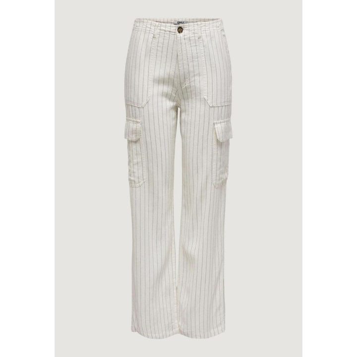 Only White Linen Jeans & Pant