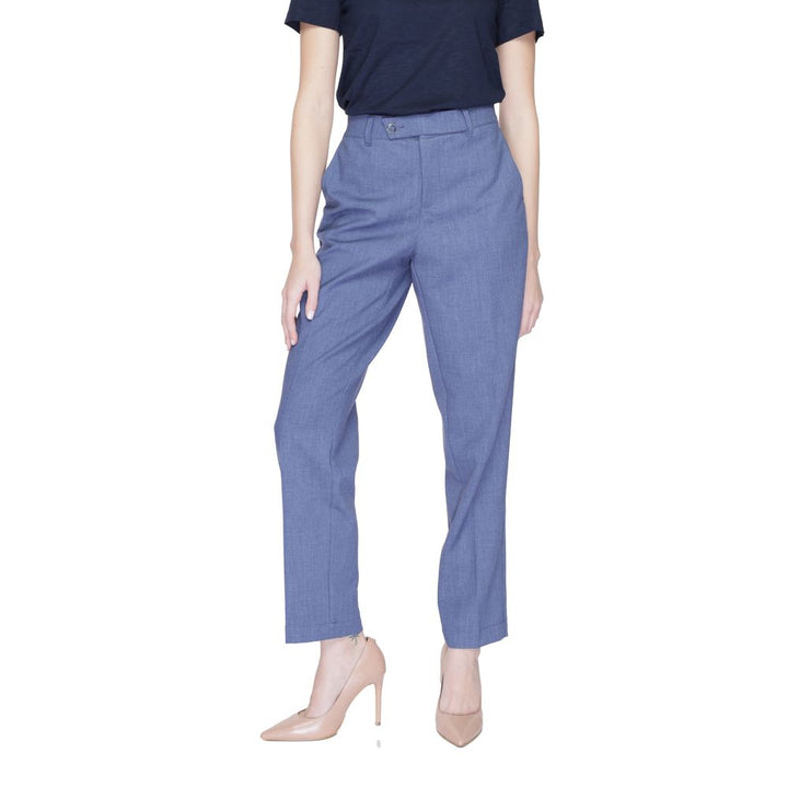 Street One Blue Polyester Jeans & Pant