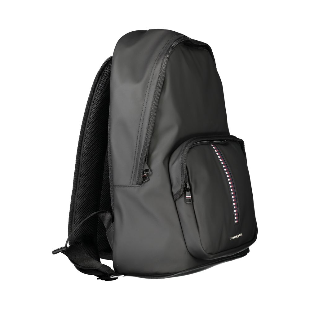 Tommy Hilfiger Black Polyethylene Backpack