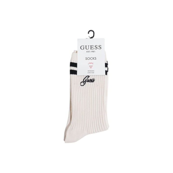 Guess Cream Cotton Sock