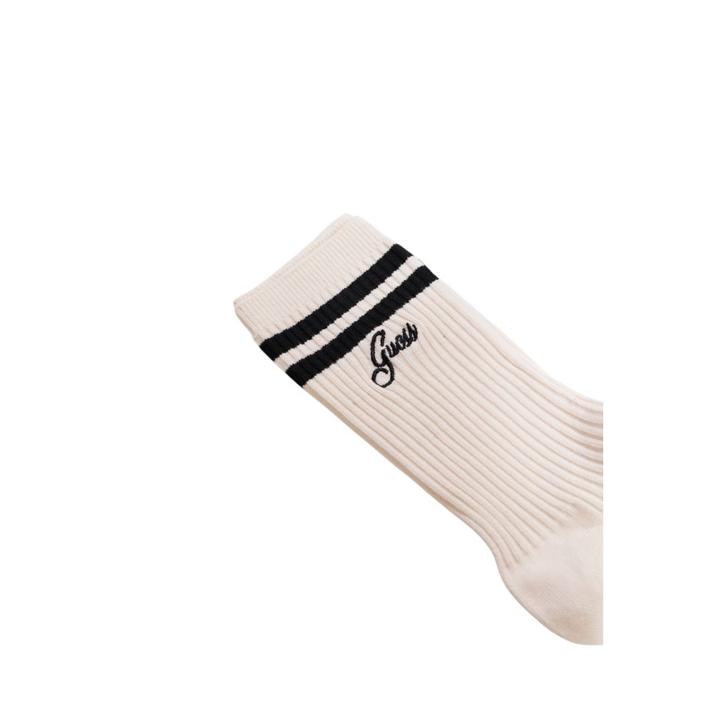 Guess Cream Cotton Sock