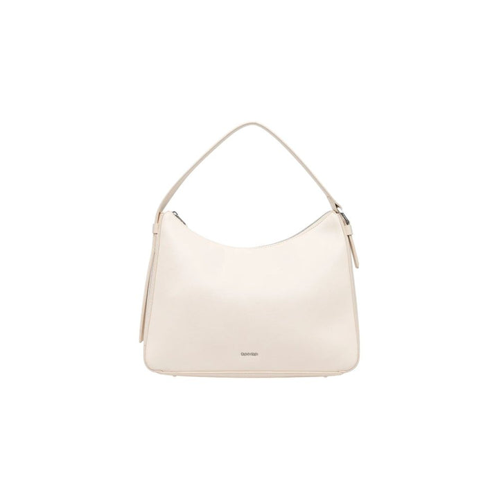 Calvin Klein White Polyethylene Handbag