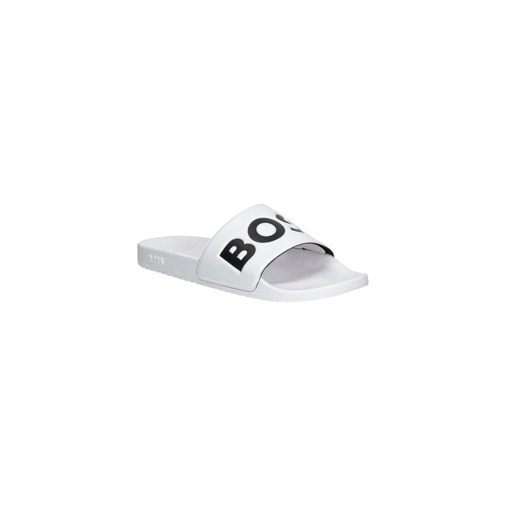 Hugo Boss White Pvc Sandal