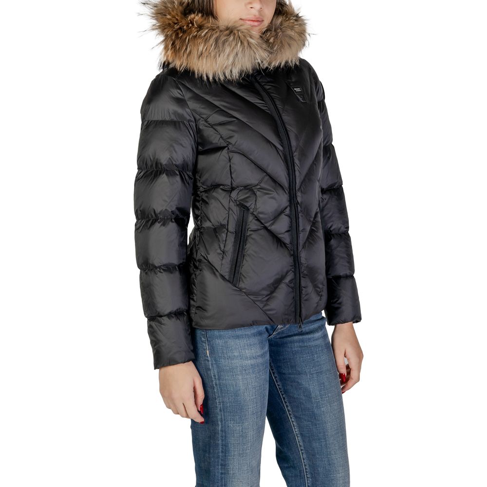 Blauer Black Polyamide Jackets & Coat