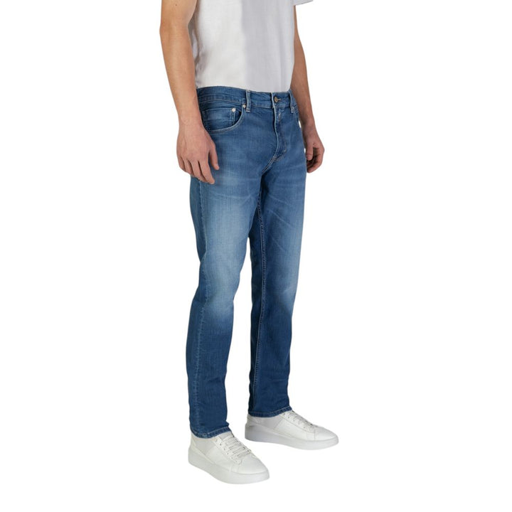 Replay Blue Cotton Jeans & Pant