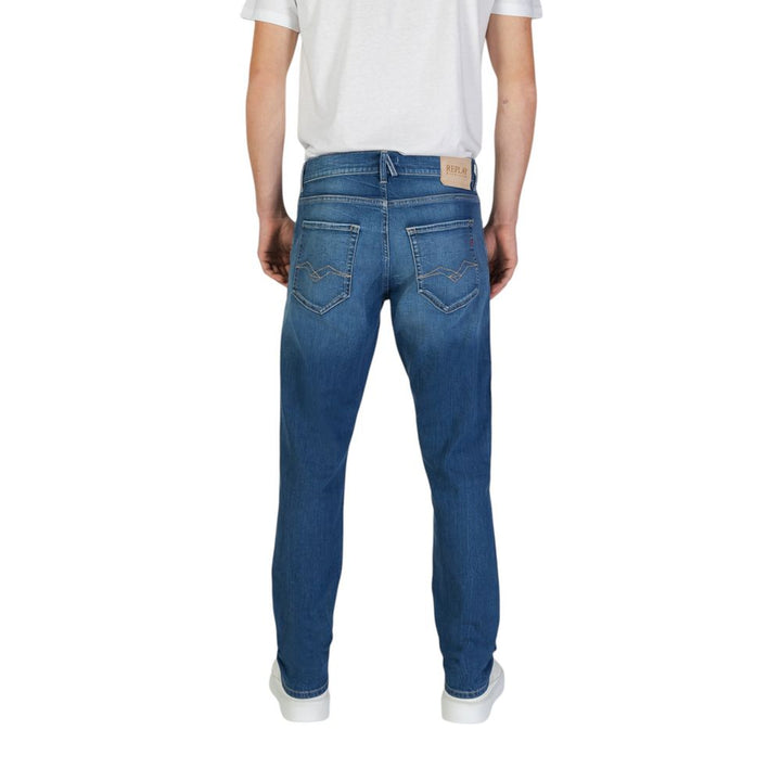 Replay Blue Cotton Jeans & Pant