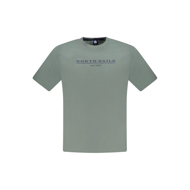 North Sails Green Cotton T-Shirt