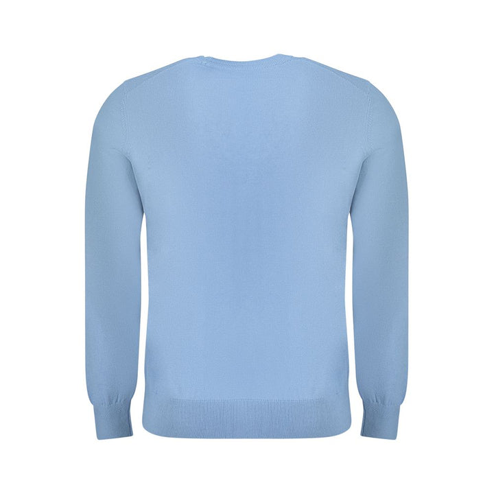 Hugo Boss Blue Cotton Sweater