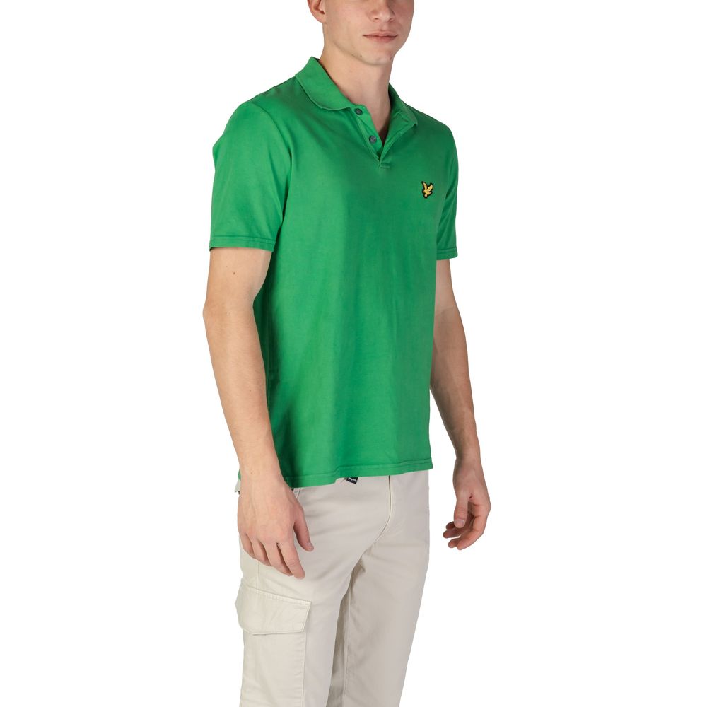 Lyle & Scott Green Cotton Polo Shirt